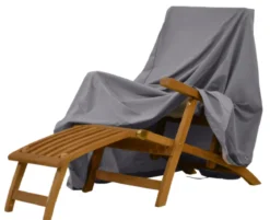 Abdeckhaube für Teak Deckchair aufgeklappt