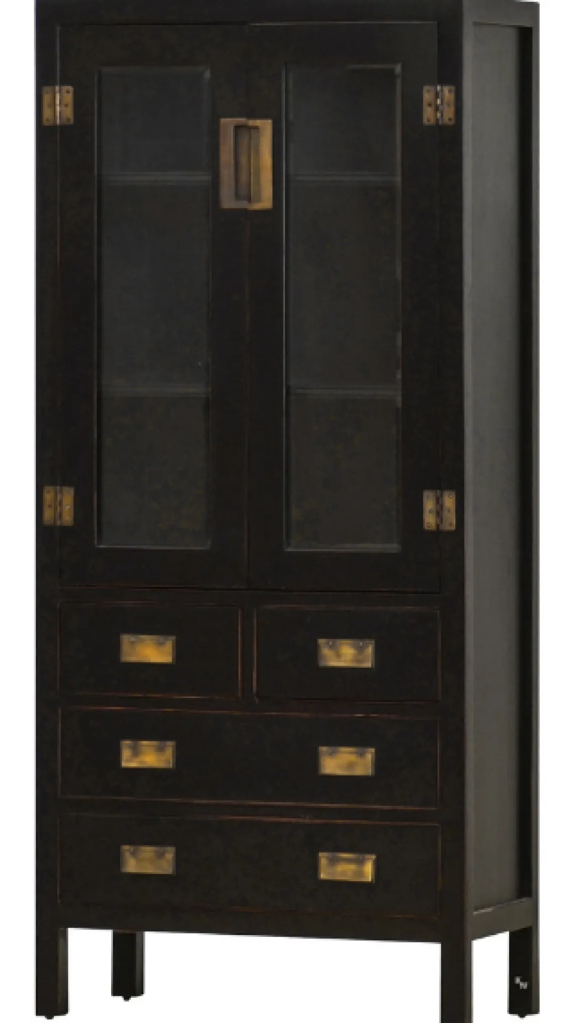 Asiatisches Highboard Yantai schwarz