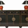 Asiatisches Sideboard 6-türig