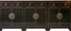 Asiatisches Sideboard 6-türig