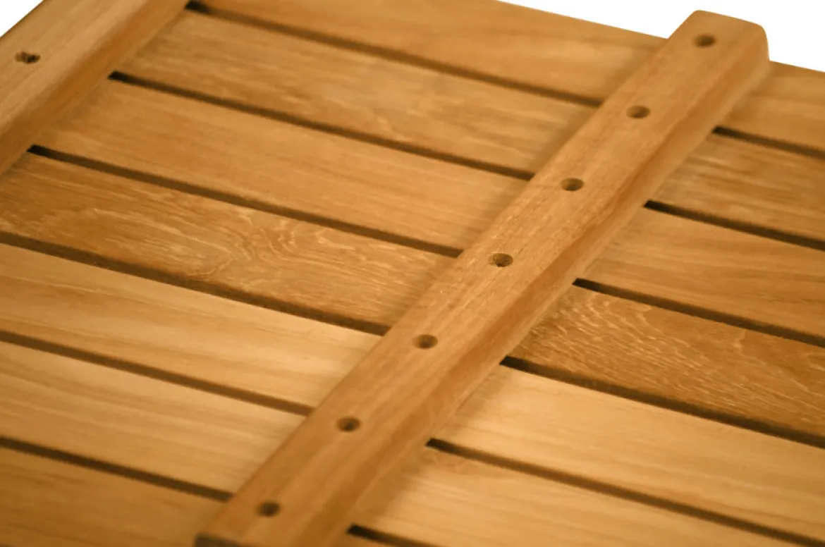 Bad Fußmatte Holz Milo