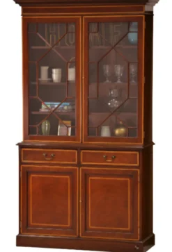 Bookcase 2-türig Mahagoni