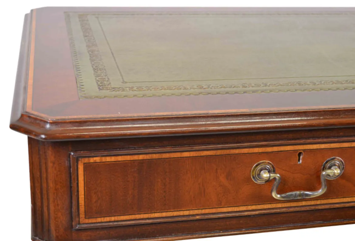 Bureau Plat Amber Mahagoni