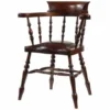 Captainchair Mahagoni Leder