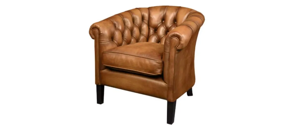 Chesterfield Sessel Newhaven mit Knöpfung