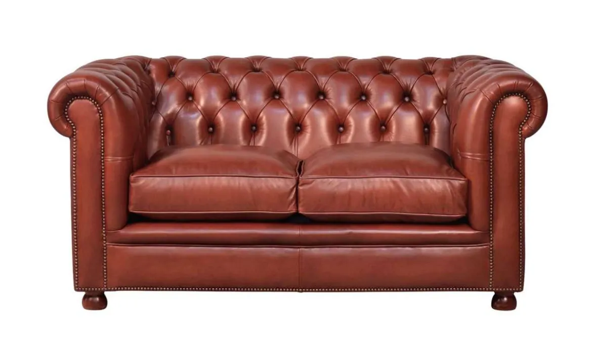 Chesterfield Sofa Philip 2-seat
