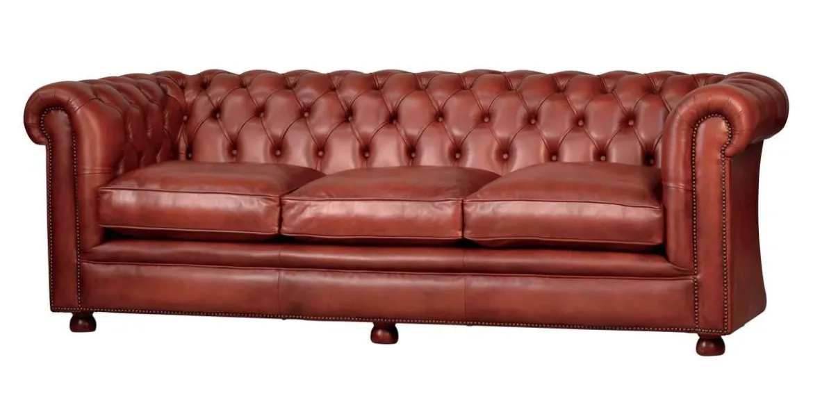 Chesterfield Sofa Philip 4-seat
