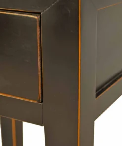 Chinesischer Beistelltisch Yunnan schwarz