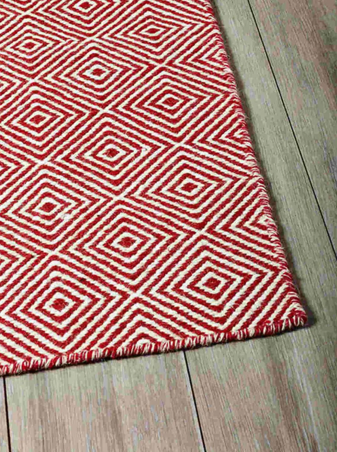 Design Outdoorteppich Solitaire in rot