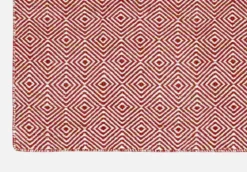 Design Outdoorteppich Solitaire in rot