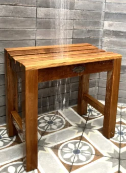 Duschhocker Holz Benito
