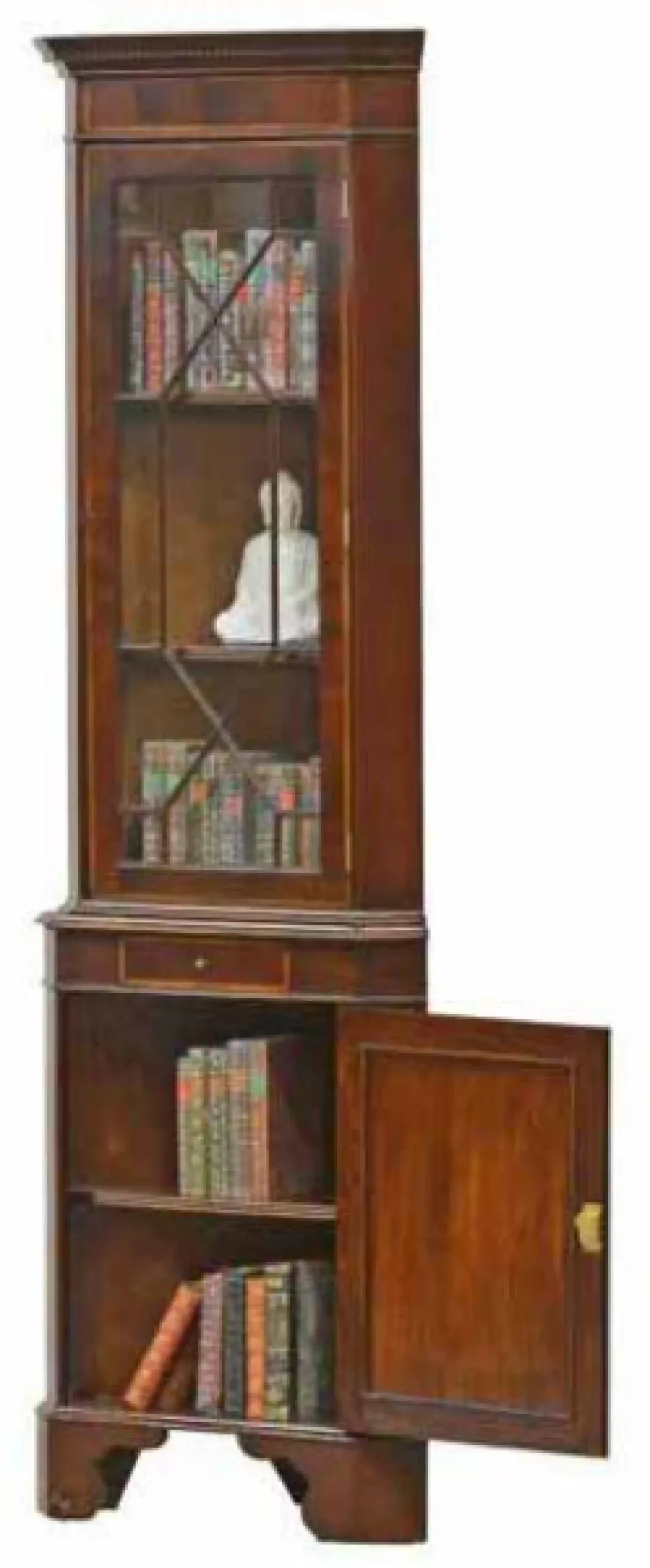 Eckschrank 1-türig Mahagoni