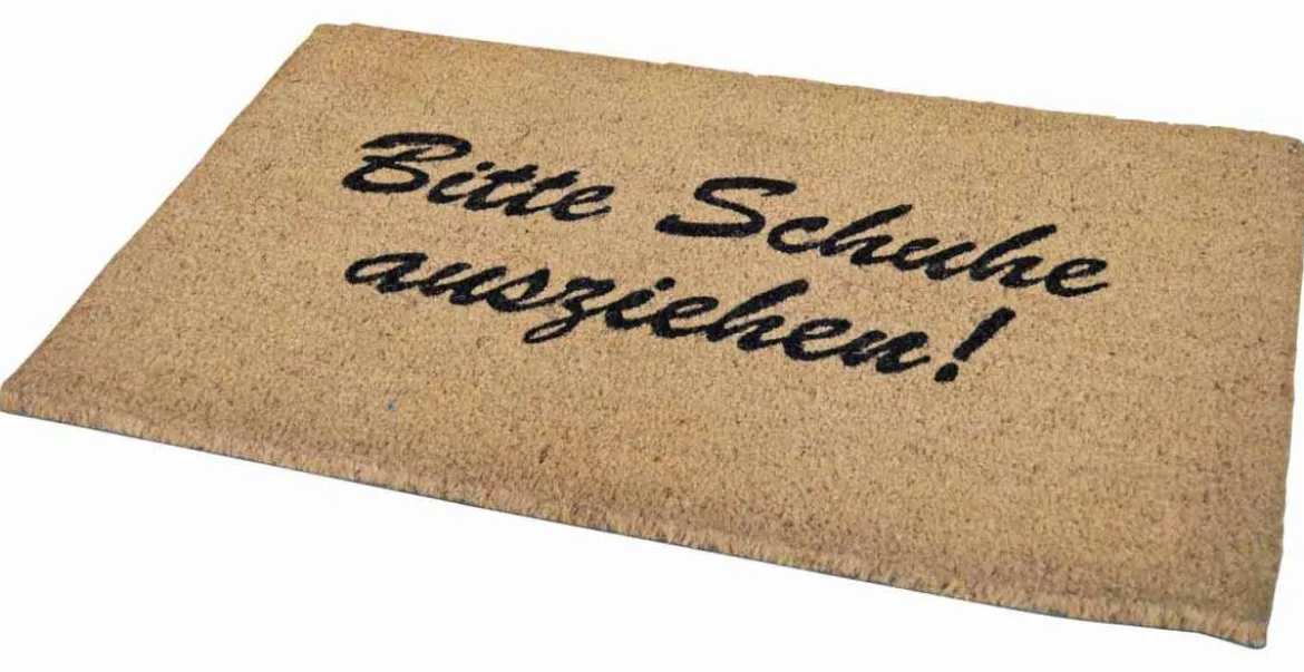 Fußmatte Kokos Schuhe ausziehen