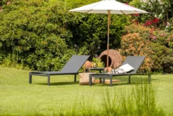 Gartenliege Vancouver anthrazit