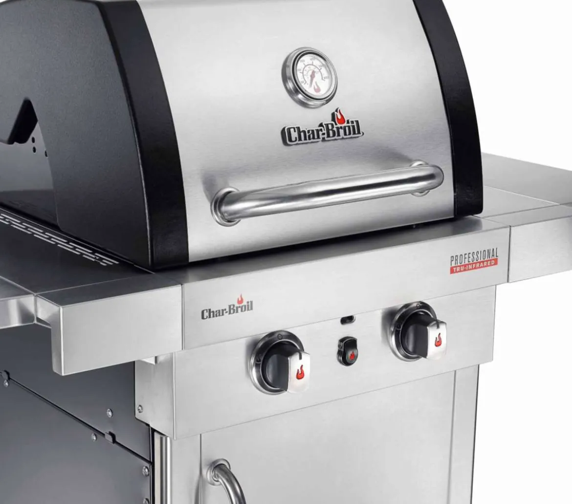 Gasgrill Char-Broil Professional 2200 S Edelstahl 2 Brenner