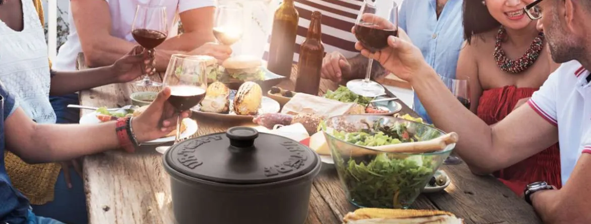 Grilltopf von UR-TOPF®, ø 24 cm, anthrazit