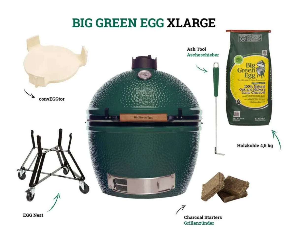 Holzkohlegrill Big Green Egg XLarge