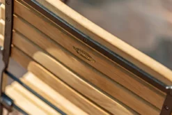 Klappstuhl Bellevue mit Teak Leisten