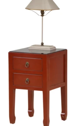 Lampentisch Asia Shaanxi rot