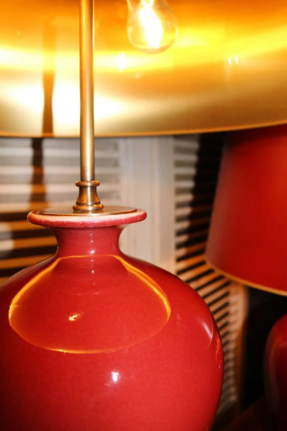 Lampe Ochsenblut bauchig