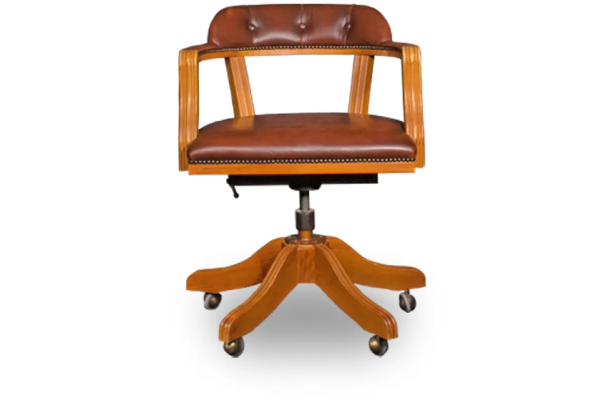 Leder Bürostuhl Charing Cross Swivel
