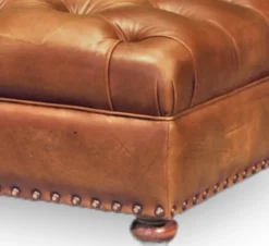Leder Hocker Sawbridge