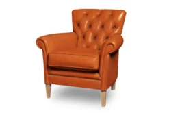 Leder Sessel Glastonbury