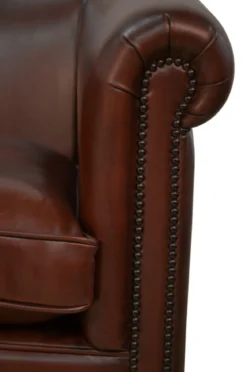 Ledersessel Vintage Dark Brown