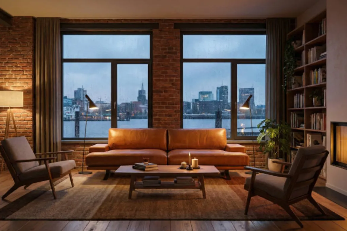 Leder Sofa Bel Air