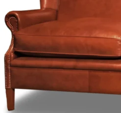 Leder Sofa Double Wing