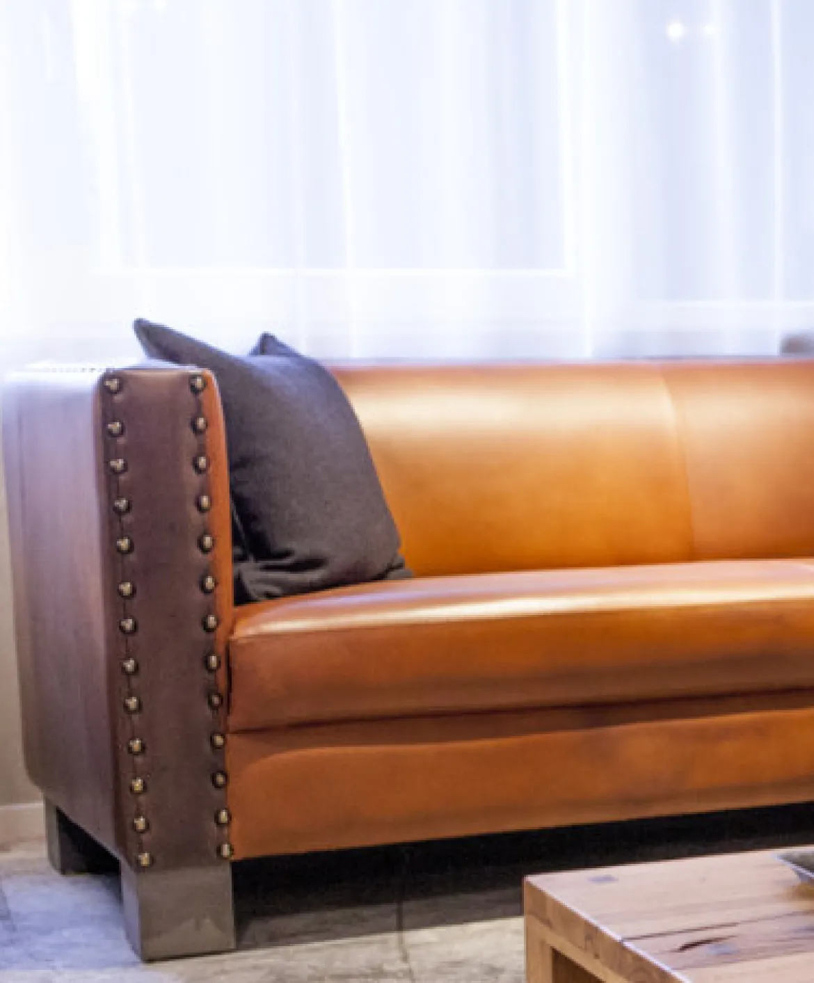 Leder Sofa Livingston