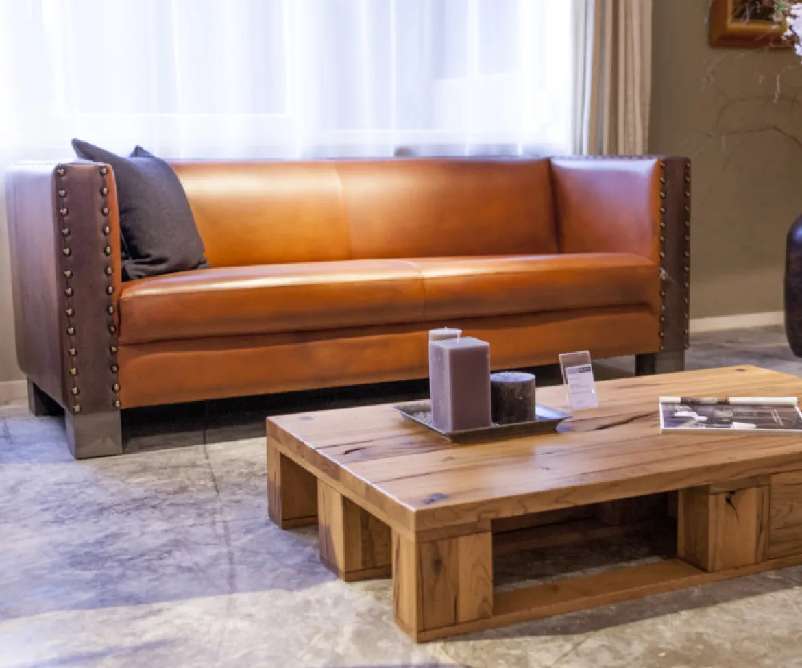 Leder Sofa Livingston