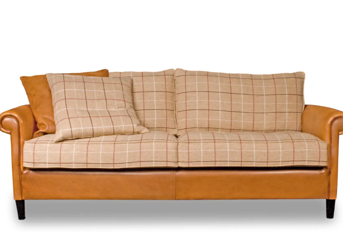 Leder Sofa Tilbury