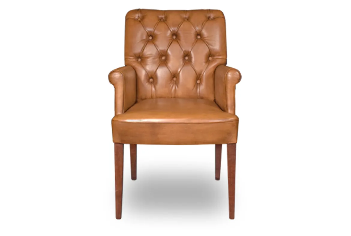 Leder Stuhl Baskerville