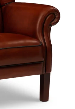 Leder Wing Chair Belmont