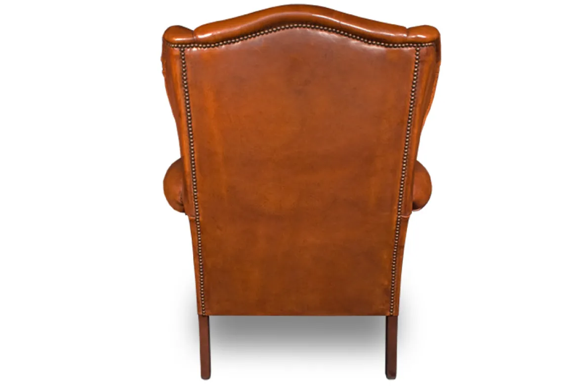 Leder Wing Chair Horton