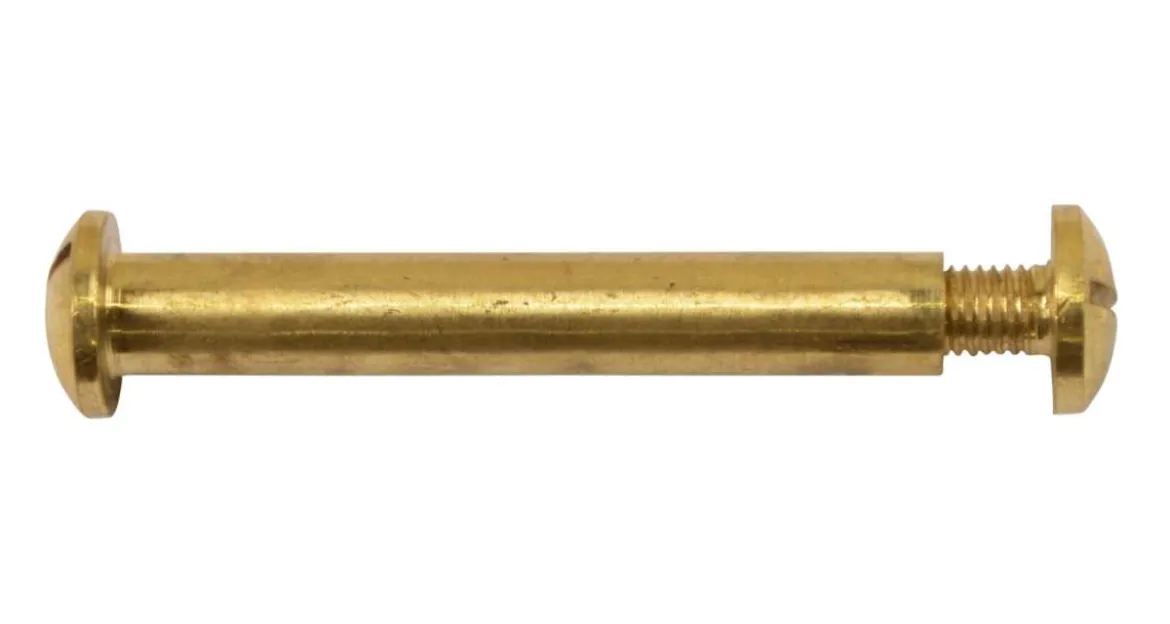 Messing Hülsenschraube massiv 2-teilig CF-1 70 x 9 / 15 mm