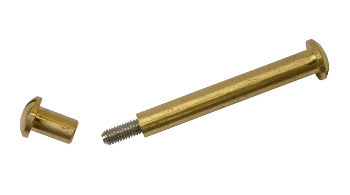 Messing Hülsenschraube massiv 3-teilig TX-2 89 x 9 / 15 mm