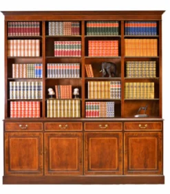 Open Bookcase Mahagoni half & half