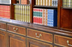 Open Bookcase Mahagoni half & half