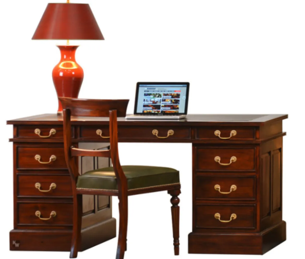 Pedestal Desk Murray Mahagoni
