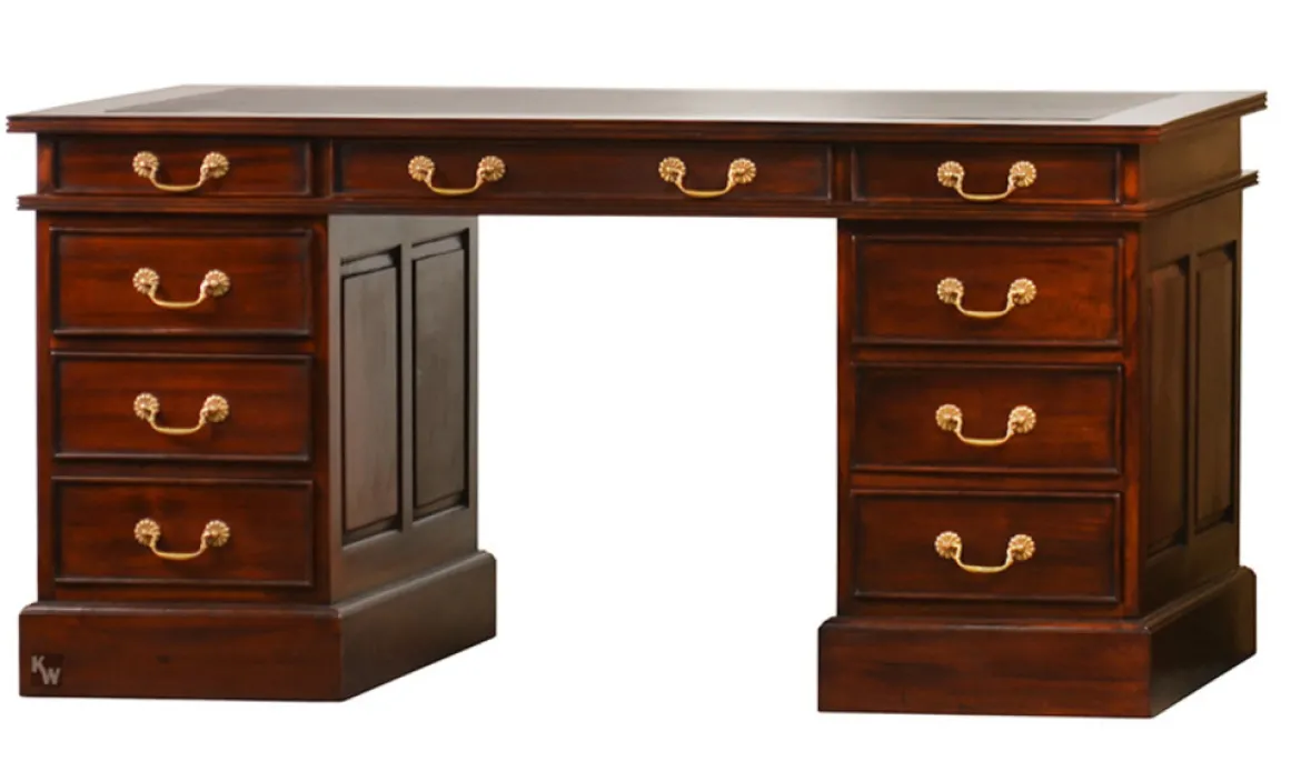 Pedestal Desk Murray Mahagoni