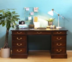 Pedestal Desk Murray Mahagoni