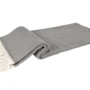 Premium Wolldecke in anthrazit