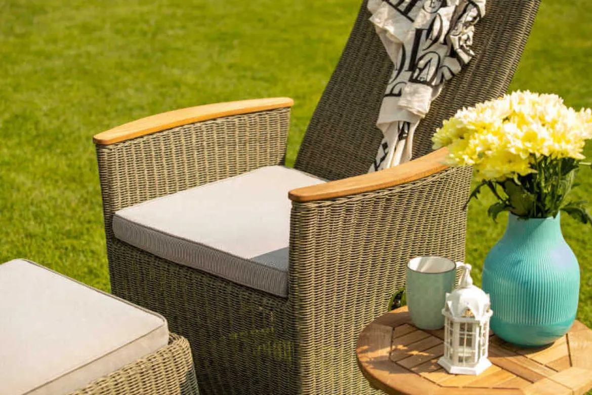 Rattan Geflecht Relaxsessel Camden
