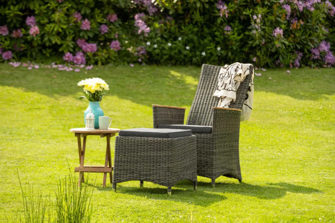 Rattan Geflecht Relaxsessel Camden