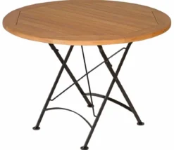 Runder Teak Klapptisch Bellevue 100cm