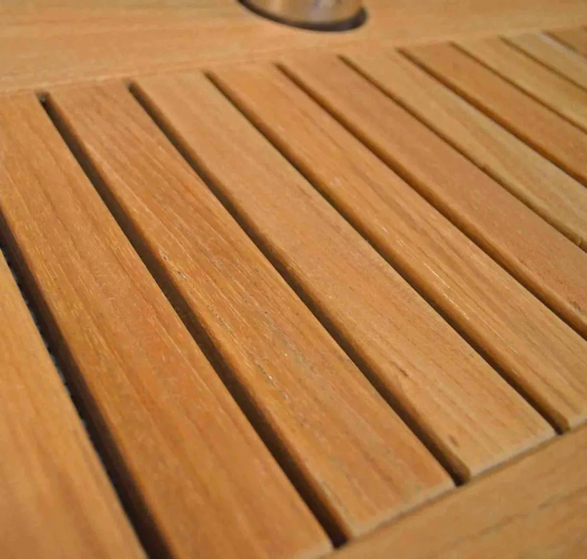 Schirmständer Teakholz quadratisch