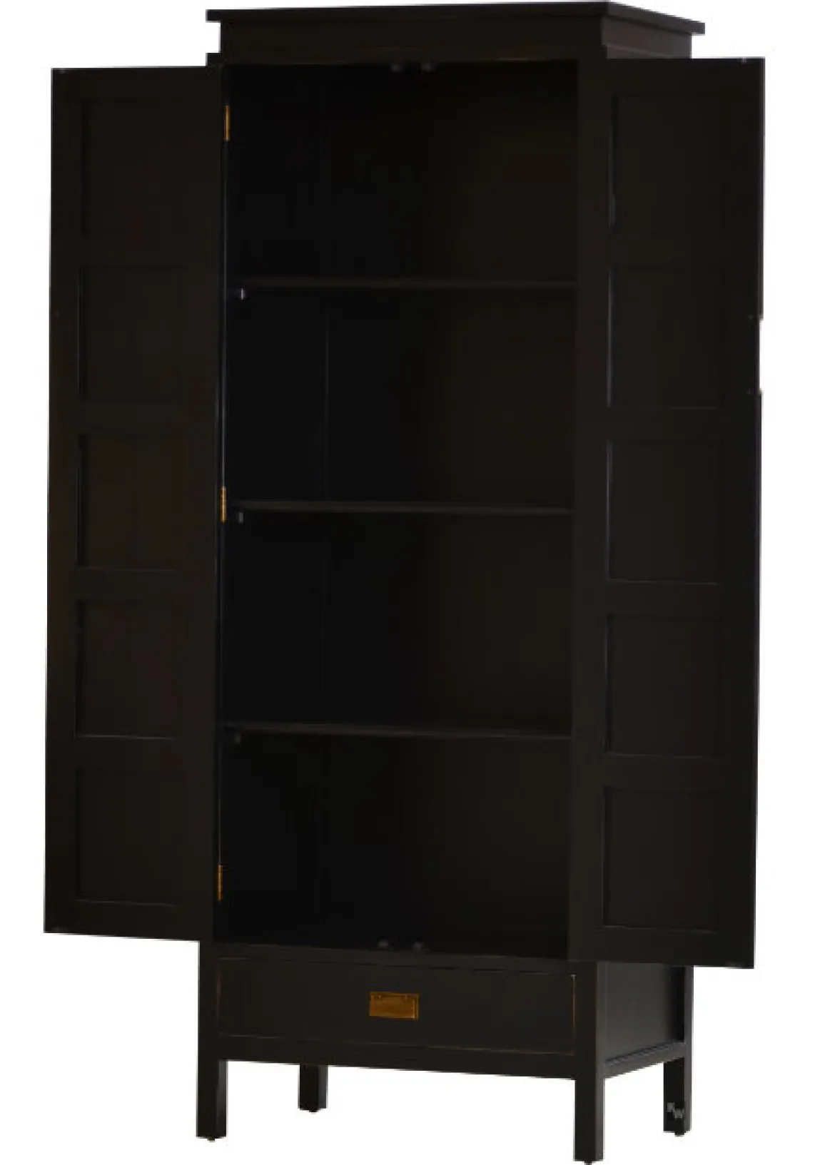 Schrank schwarz asiatsicher Stil