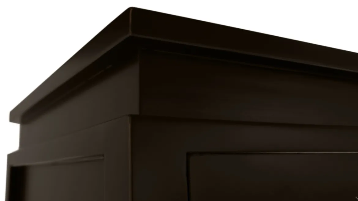 Schrank schwarz asiatsicher Stil
